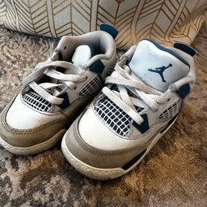Toddler Blue and White Jordans